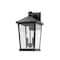 Z-Lite Beacon 2 Light Outdoor Wall Sconce, Black & Clear Beveled 568B-BK - alternate 2